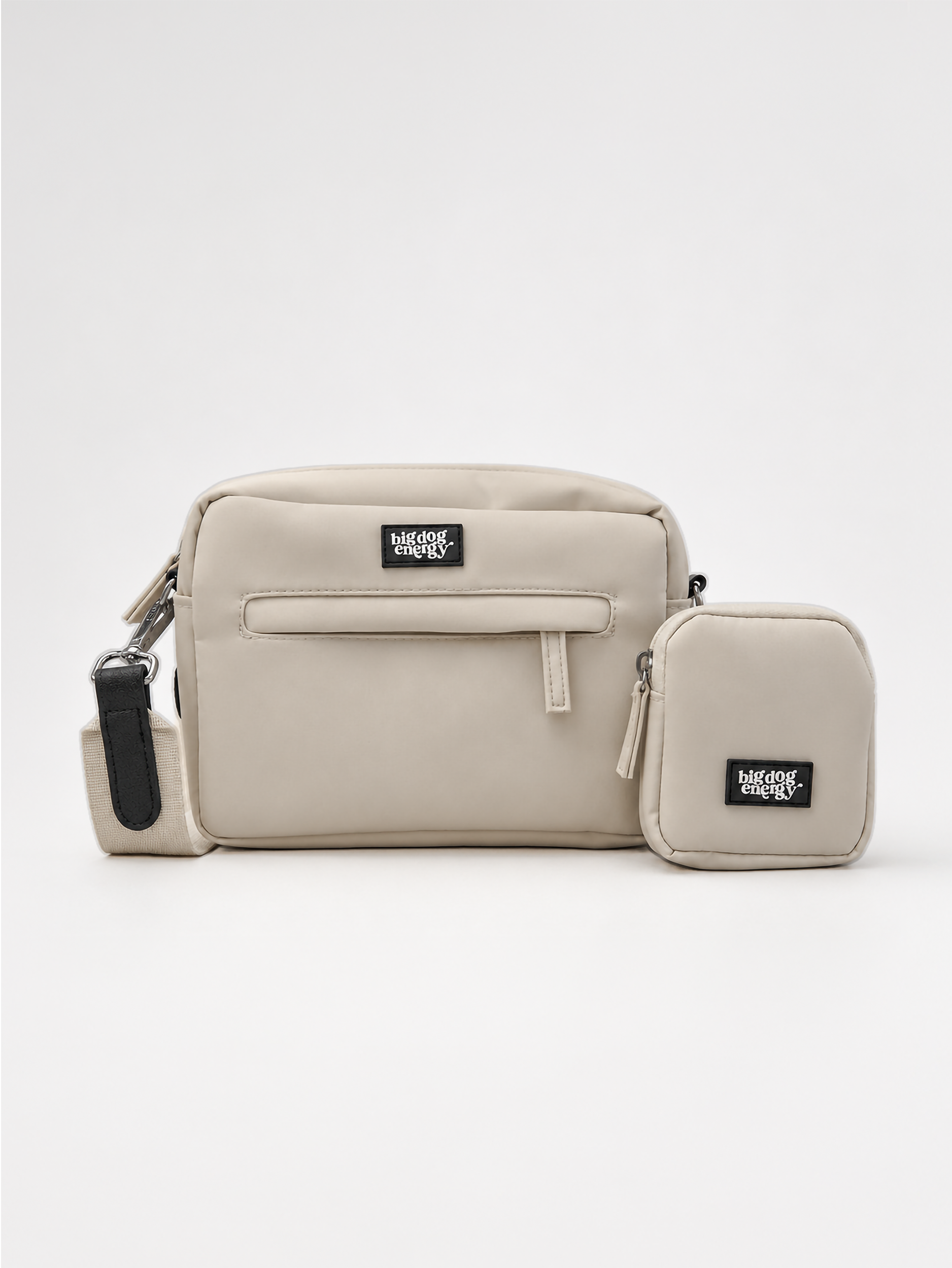 Crossbody Dog Walking Bag — Ivory