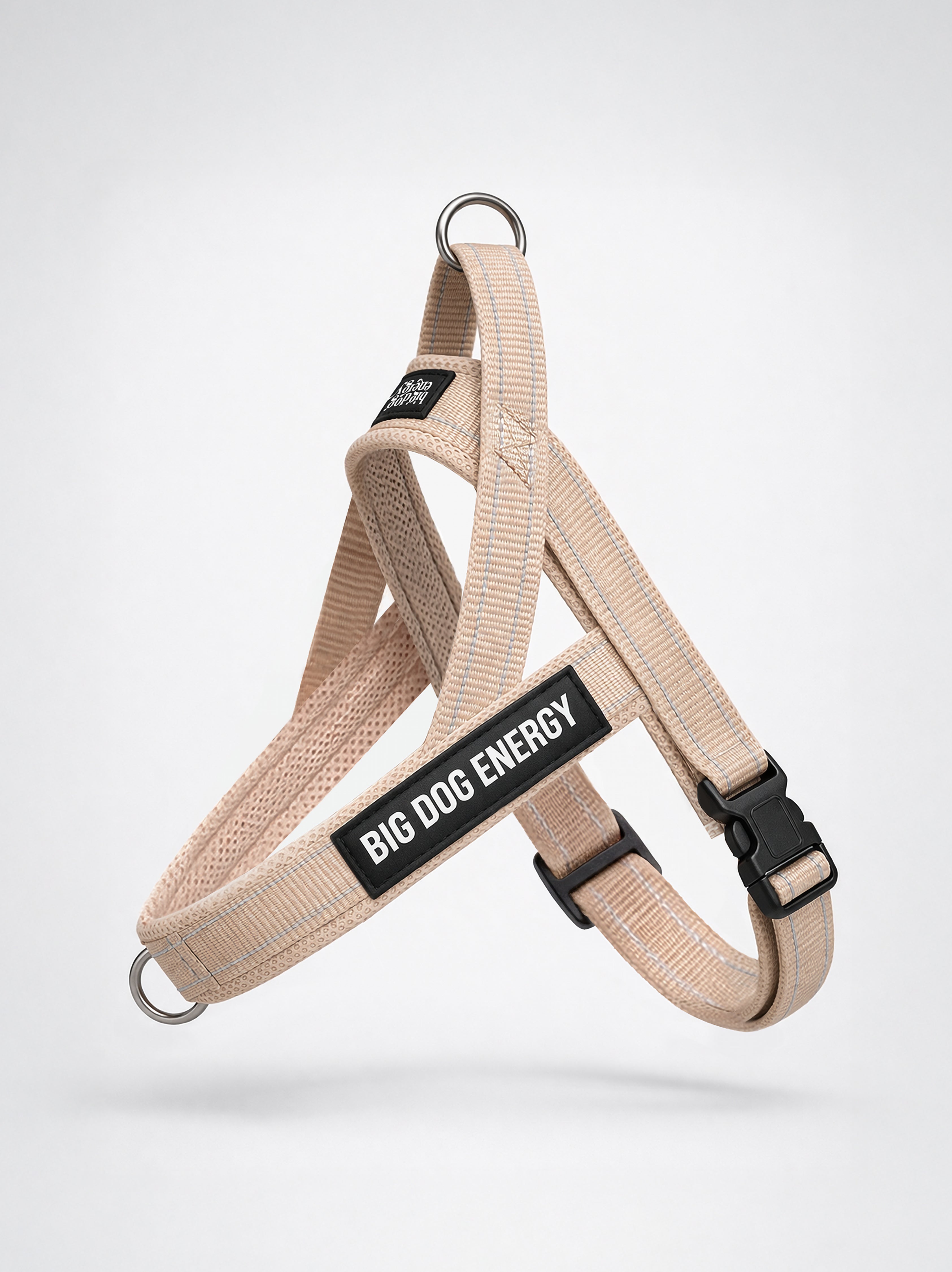 No-Pull Dog Harness — Beige