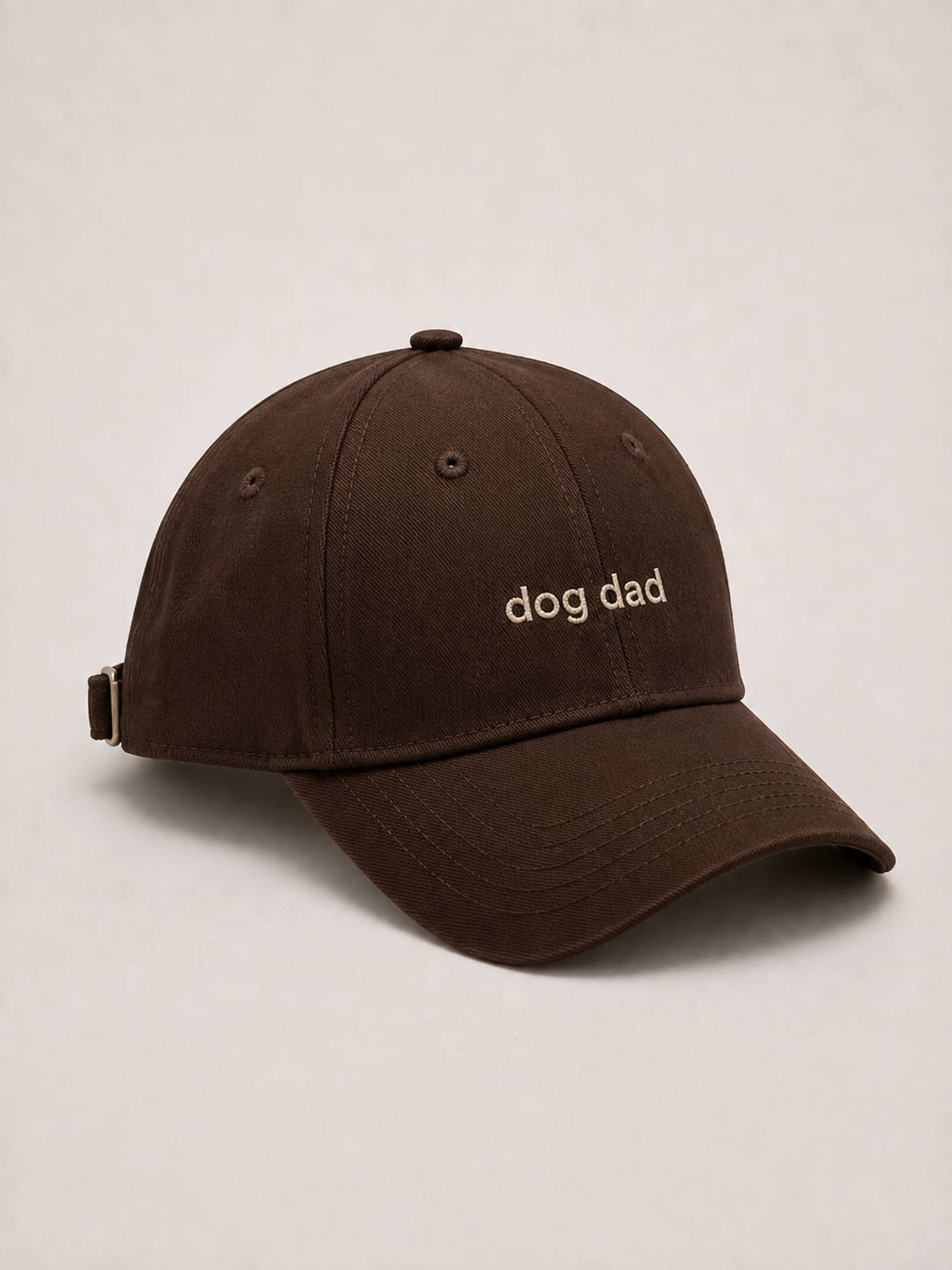 Cap — Dog Dad (Chocolate Brown)