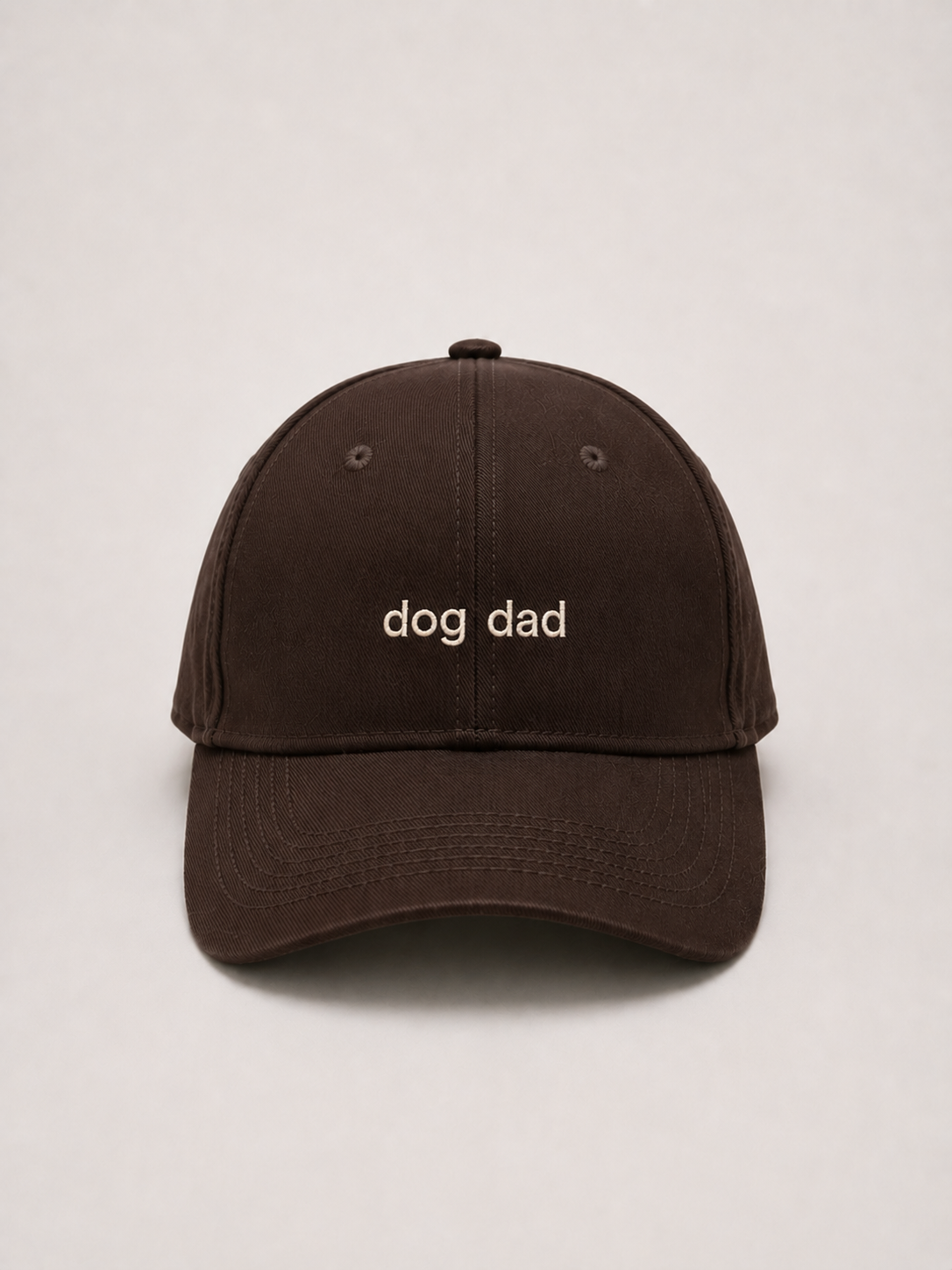 Cap — Dog Dad (Chocolate Brown)