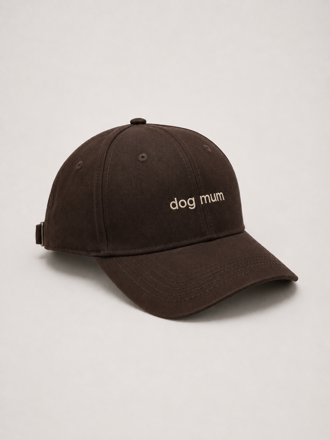 Cap — Dog Mum (Chocolate Brown)